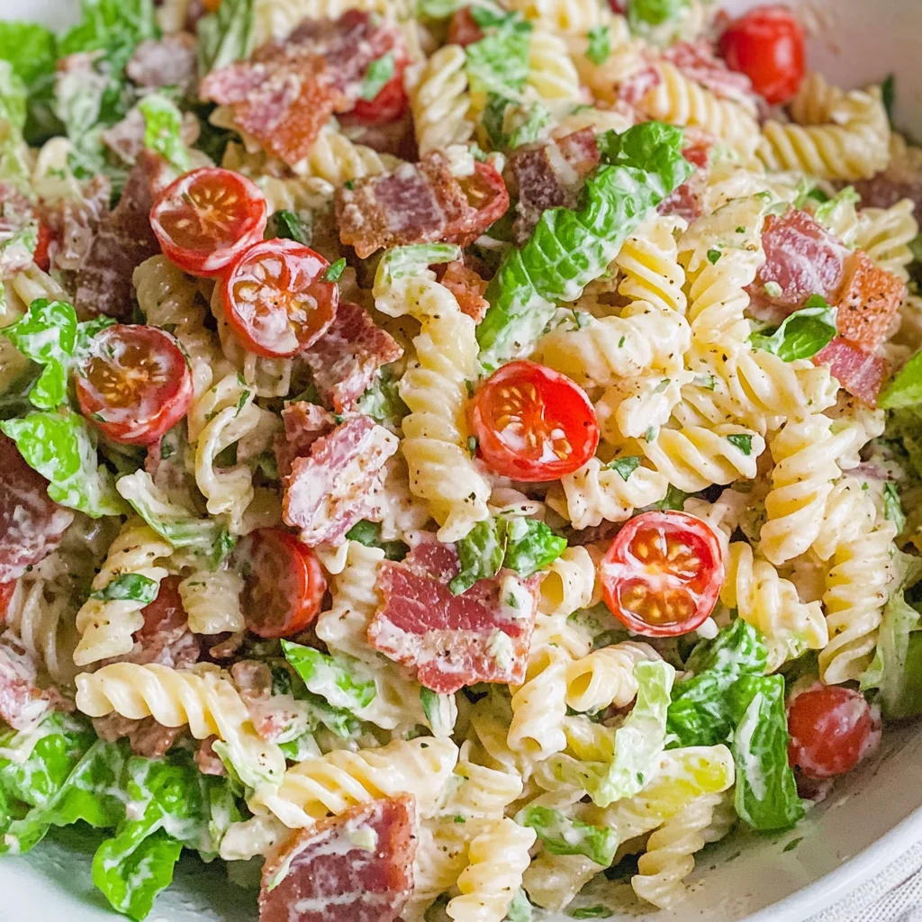 BLT Pasta Salad Recipe