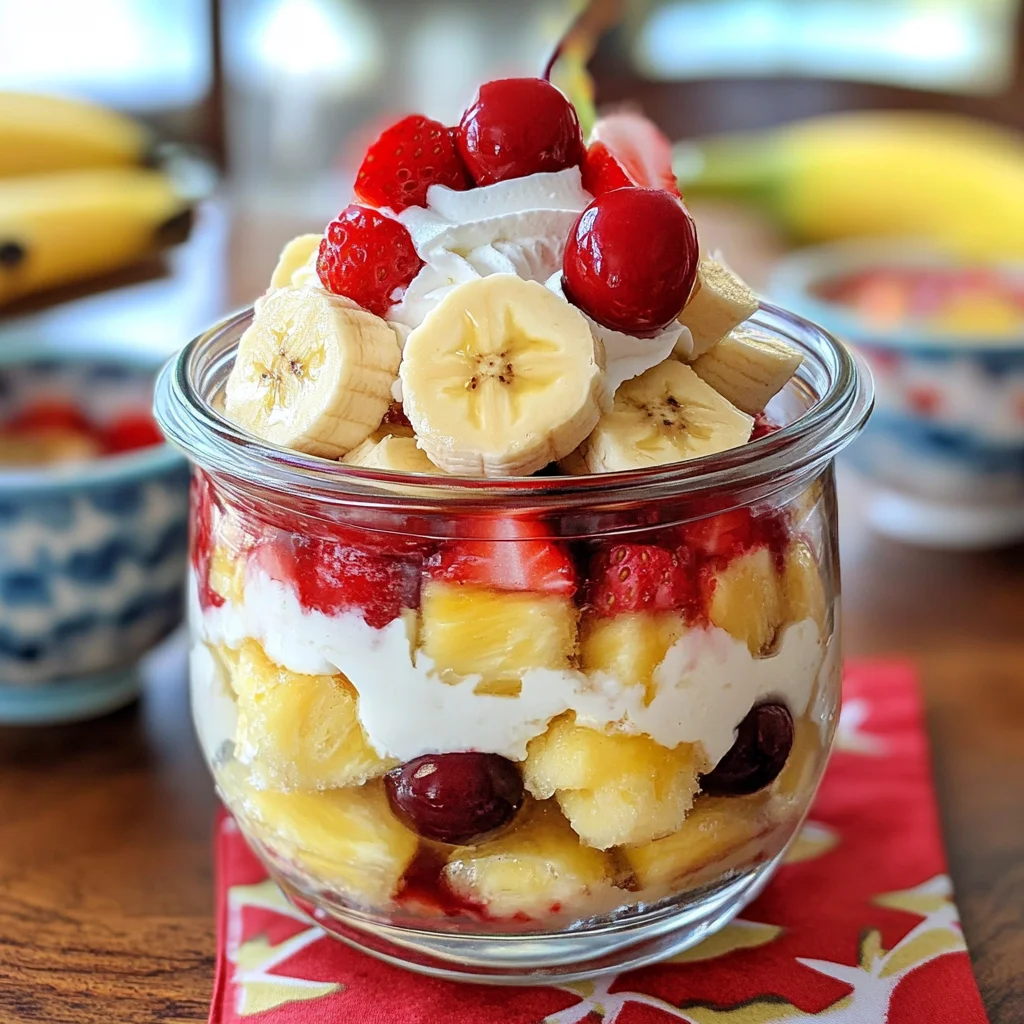 Banana Split Trifles