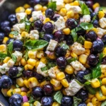 Blueberry Corn Feta Salad
