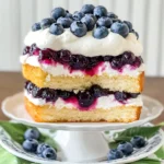 Blueberry Shortcake Cake