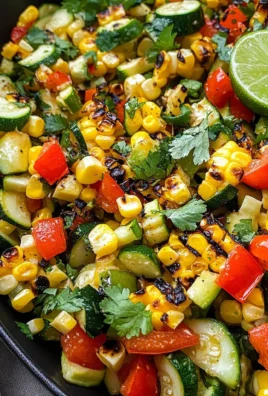 Charred Zucchini Mexican Sweet Corn Salad