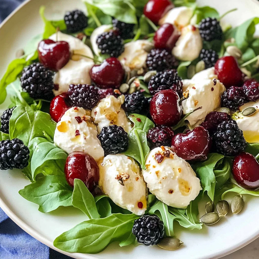 Cherry Arugula Salad with Mozzarella