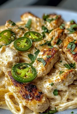 Creamy Jalapeño Popper Chicken Spaghetti