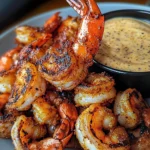 Crispy Cajun Shrimp with Creamy Sauce