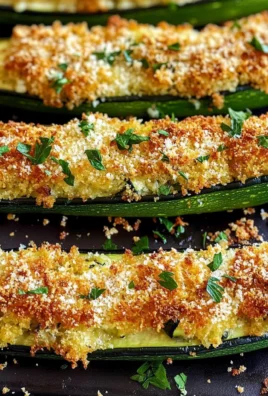 Crispy Stuffed Zucchini