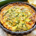 Crustless Cottage Cheese Zucchini Quiche