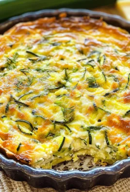 Crustless Cottage Cheese Zucchini Quiche