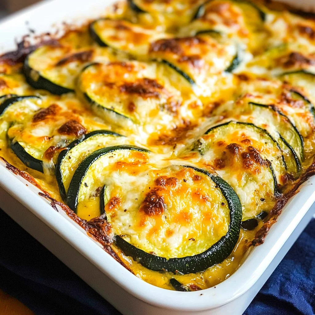 Easy Zucchini Au Gratin