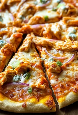 Four Cheese Buffalo Chicken Pizza