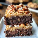 German Chocolate Brownies
