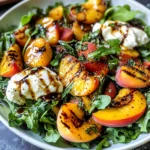 Grilled Peach And Burrata Salad