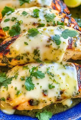 Grilled Salsa Verde Chicken with Pepper Jack