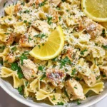 Herby Lemon Chicken Pasta Salad
