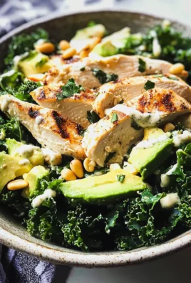 Kale Chicken Caesar Salad {Paleo, Whole30}