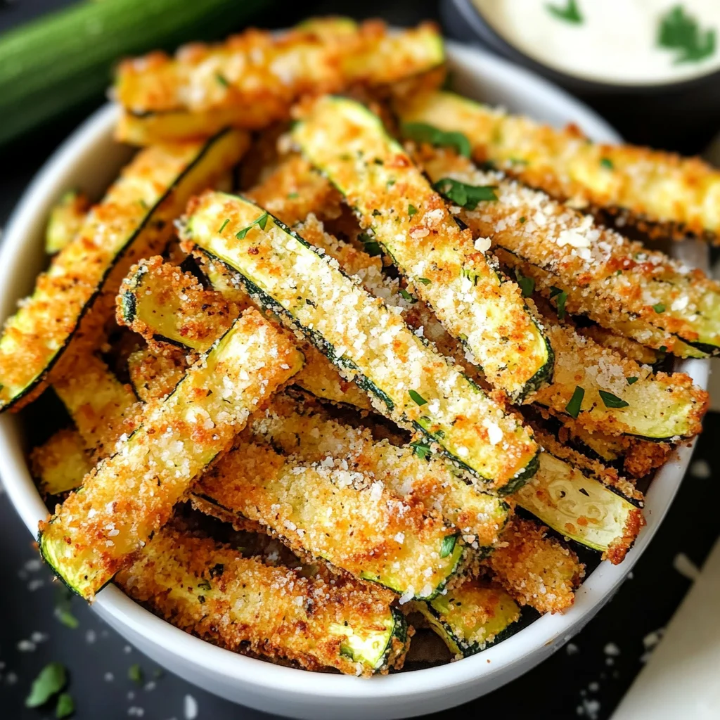 Low Calorie Air Fryer Zucchini Fries