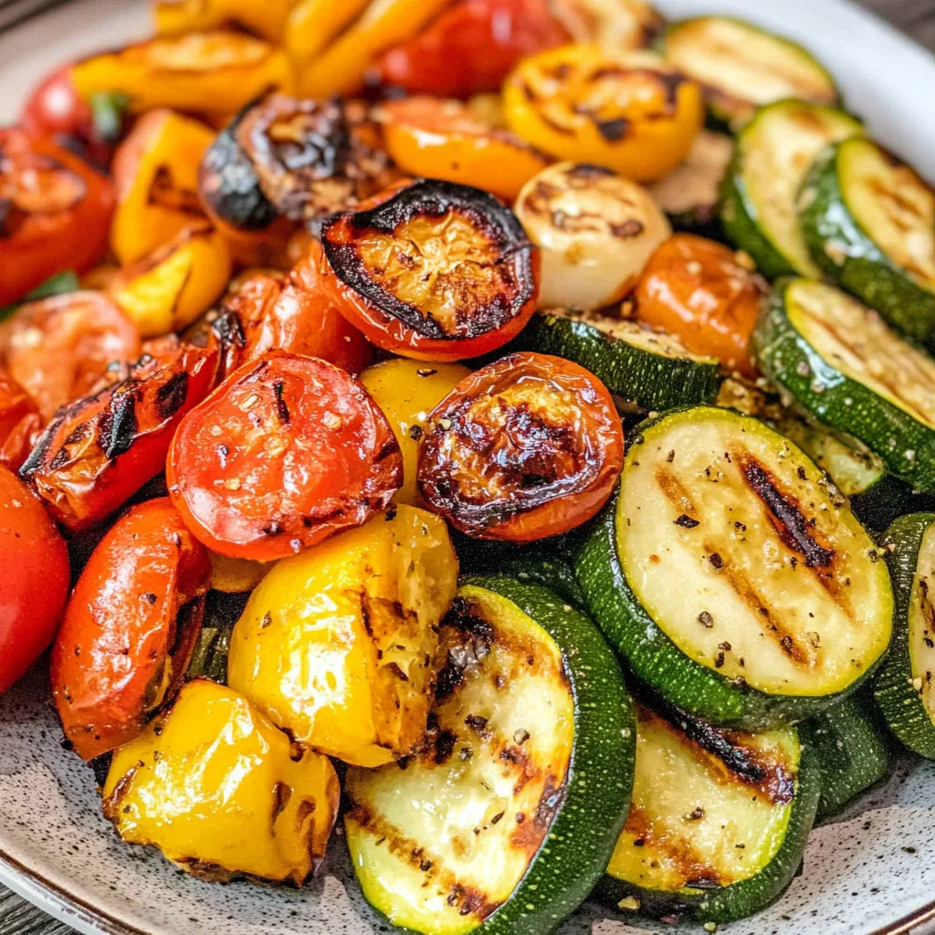 Marinated Grilled Vegetables