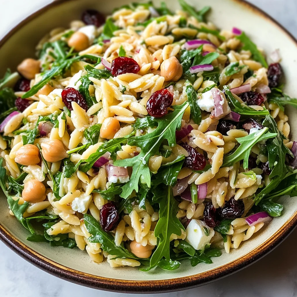 Orzo Salad with Arugula