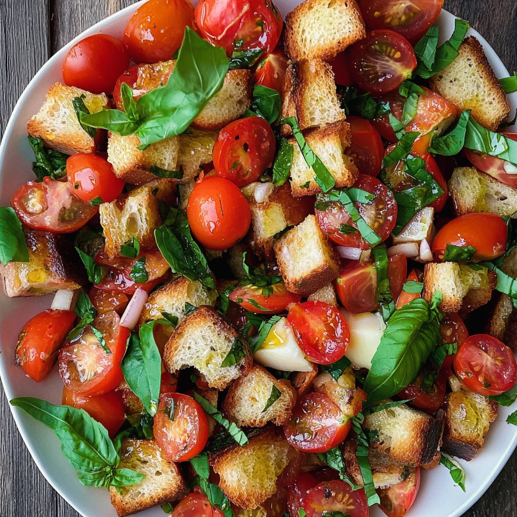 Simple Tomato Panzanella Recipe