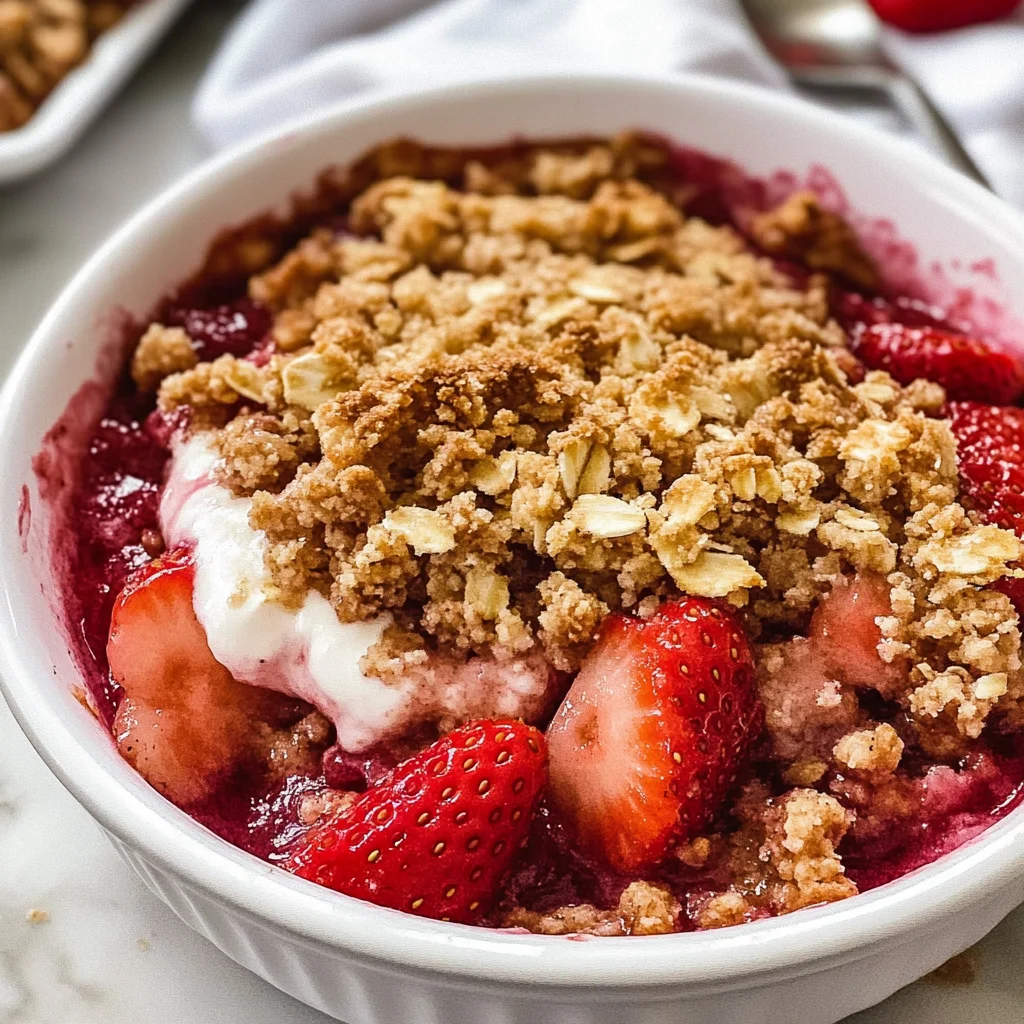 Strawberry Crisp