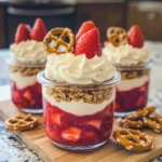 Strawberry Pretzel Salad Parfaits Recipe