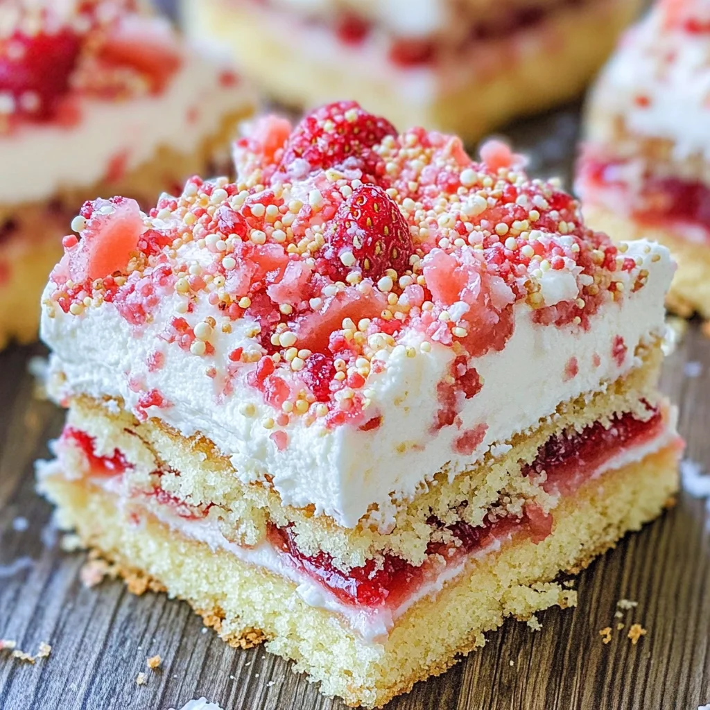 Strawberry Shortcake Bars