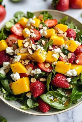 Strawberry and mango salad