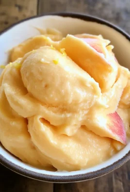 5-Minute Healthy Peach Frozen Yogurt