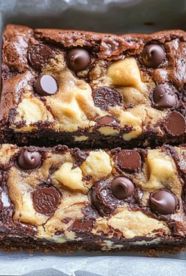 Best of Both World Brookie Bars = Cookie Brownie Bars Recipe