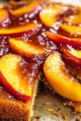 Bourbon Peach Upside-Down Cake