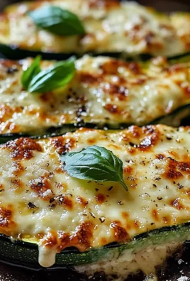 Cheesy Garlic Zucchini Steaks