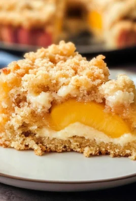 Easy Italian Peach Crumb Cake