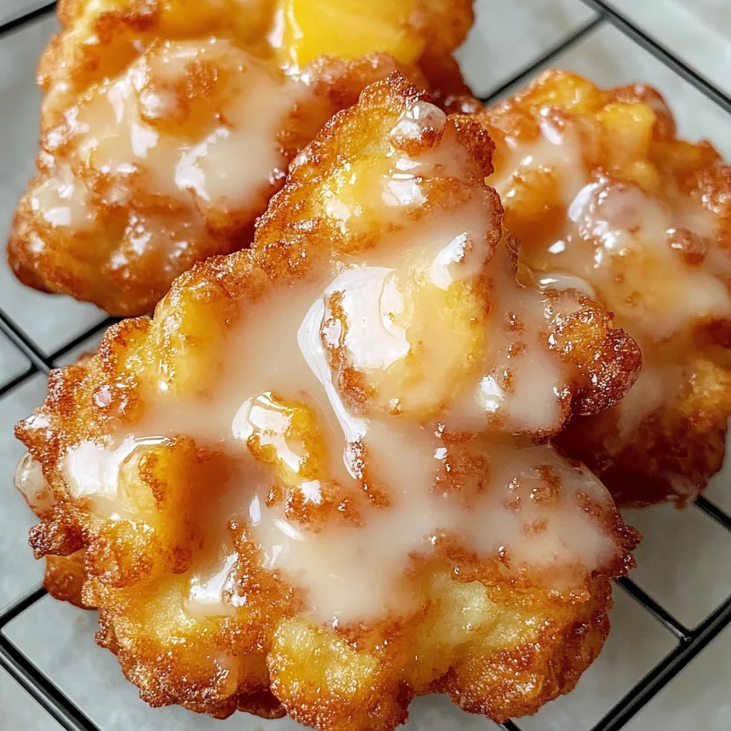 Fresh Peach Fritters That Melt in Your Mouth
