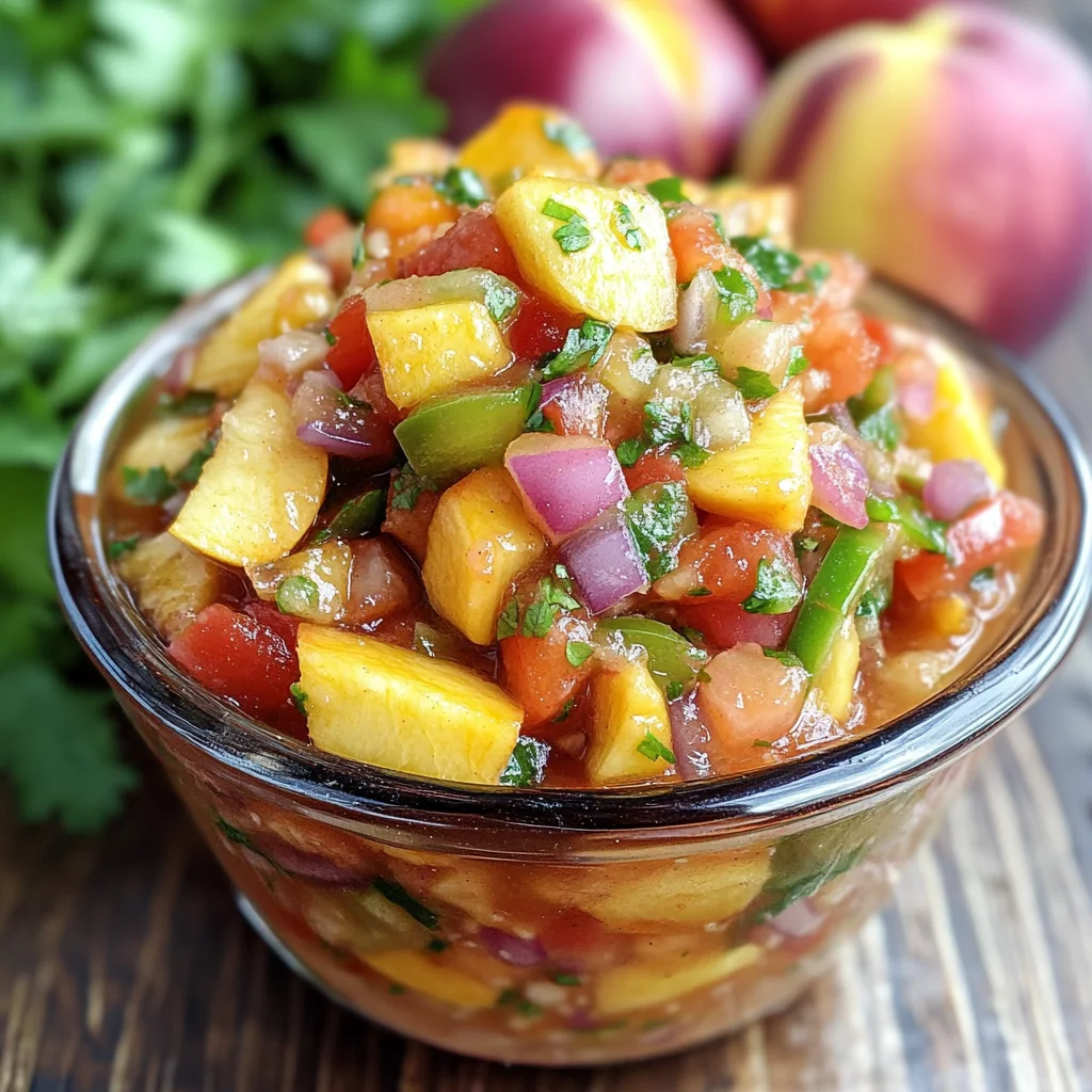 Fresh Peach Salsa recipe