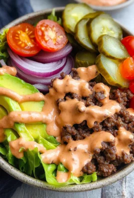 Healthy Burger in a Bowl