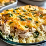 Healthy Chicken Cauliflower Rice Casserole