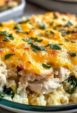 Healthy Chicken Cauliflower Rice Casserole