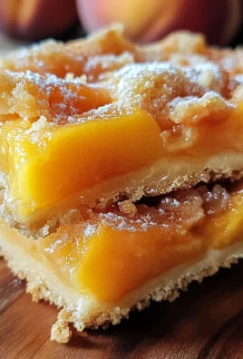 Heavenly Summer Peach Bars