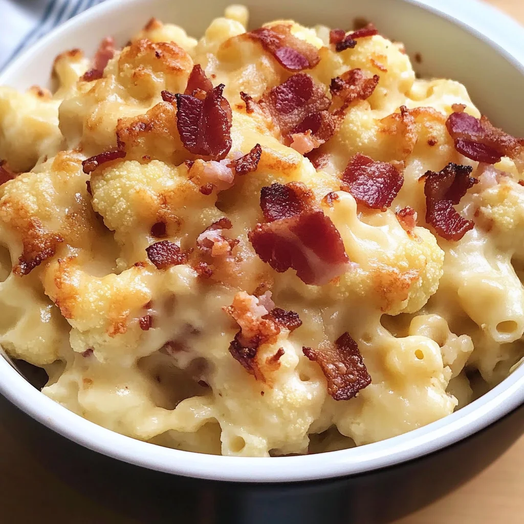 Keto Cauliflower Mac and Cheese