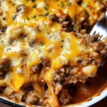 Keto Cheeseburger Casserole