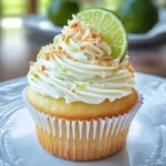 Key Lime Coconut Cupcakes