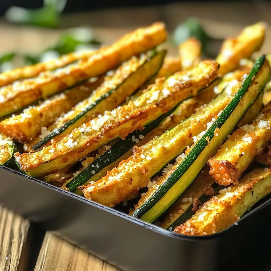 Low Calorie Air Fryer Zucchini Fries