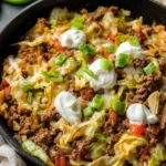 Low Carb Cabbage Taco Skillet (Keto-Friendly)