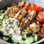 Low Carb Greek Chicken Bowls