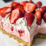 No-Bake Strawberry and Cream Pie