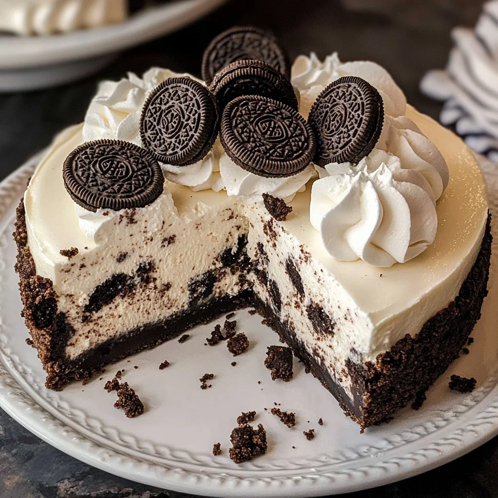 No Bake Oreo Cheesecake