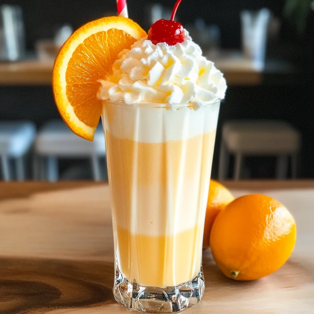 Orange Creamsicle Milkshake