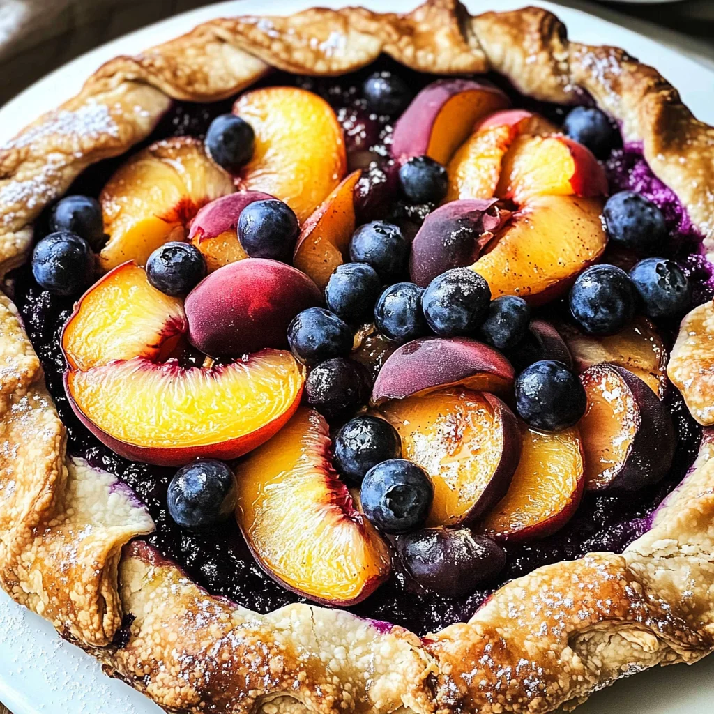 Peach Blueberry Galette Recipe
