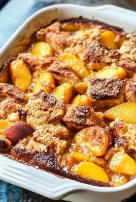 Peach Cobbler French Toast Bake