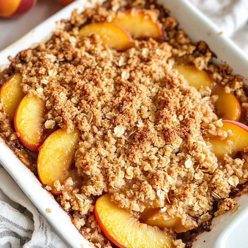 Peach Crisp