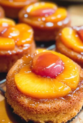Peach Upside Down Mini Cakes